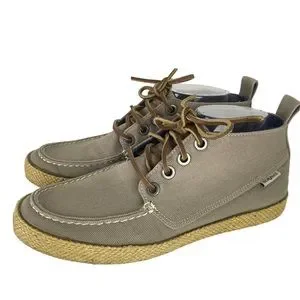 SeaVees Bayside Moc Mocassin Boat Shoe Suede 8 SeaVees Bayside Mocs Suede Green Chukka Boot Shoe Canvas  main image 3